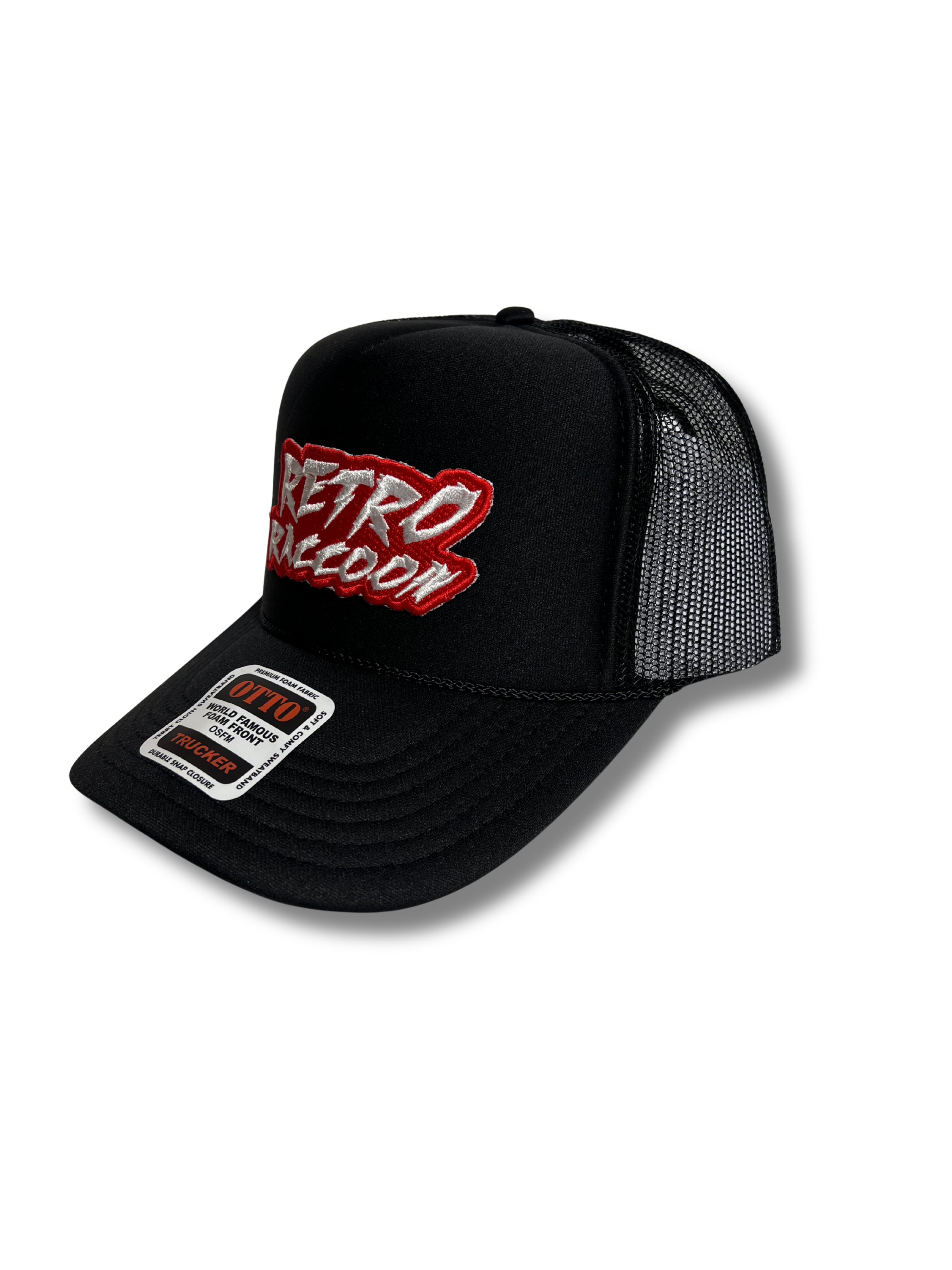 Retro Raccoon Trucker Hat