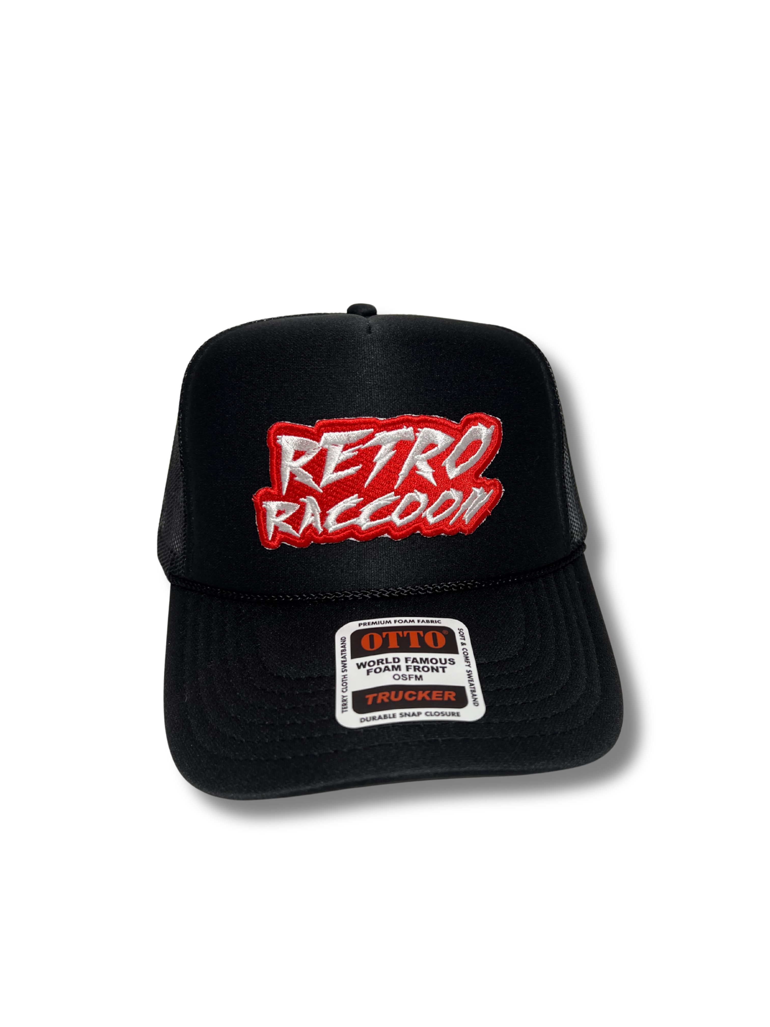 Retro Raccoon Trucker Hat