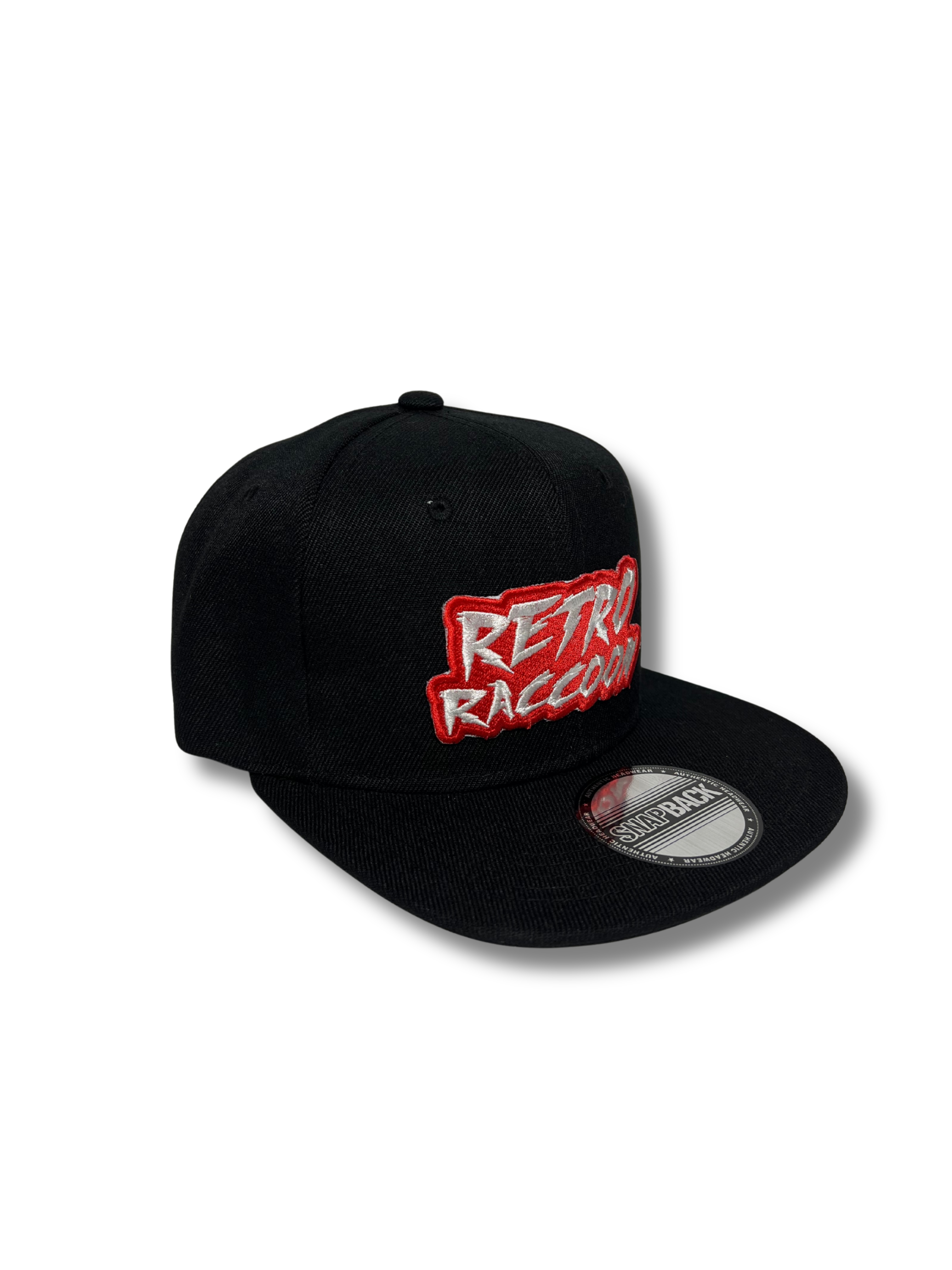 Retro Raccoon Snapback Hat