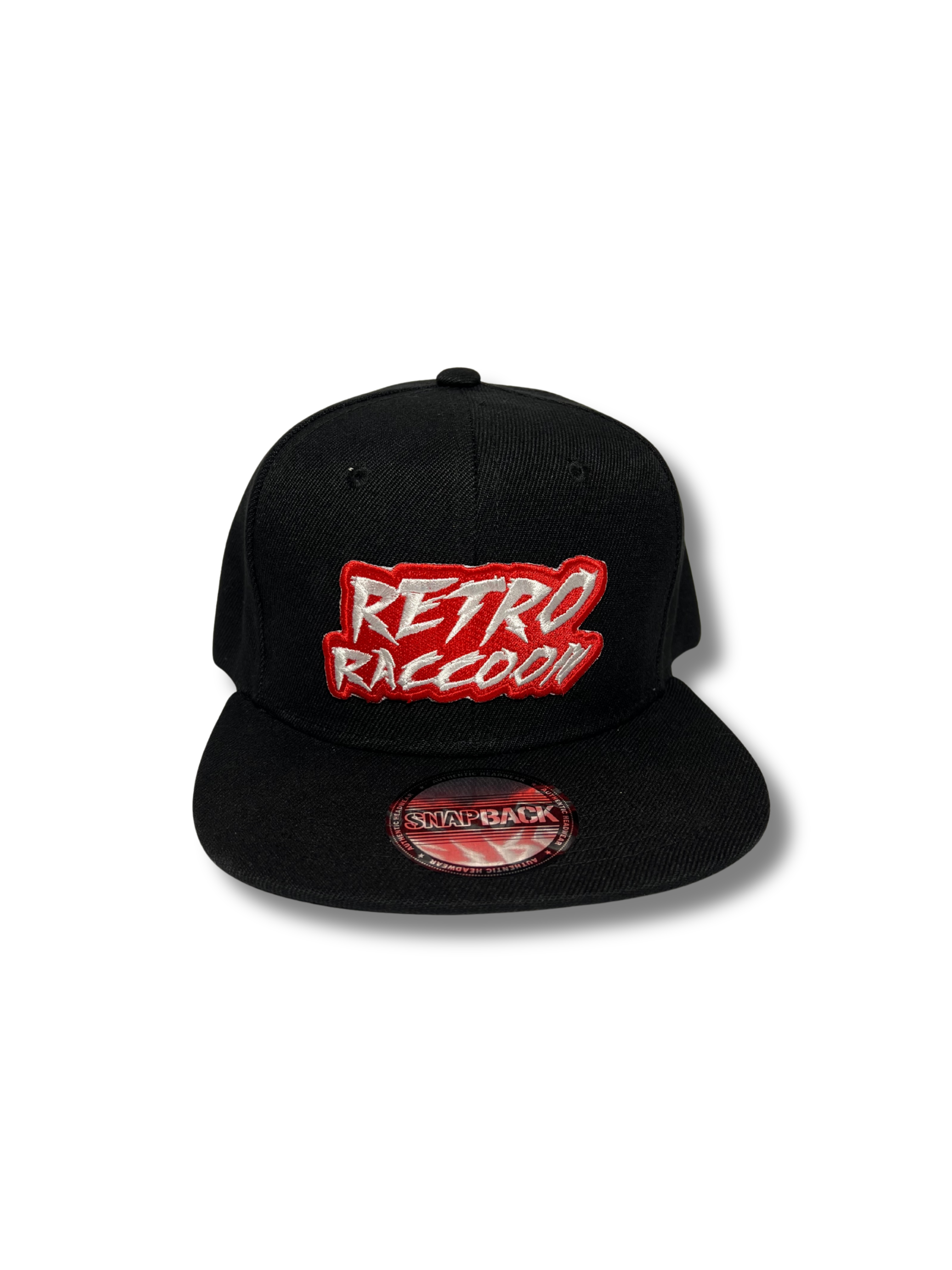 Retro Raccoon Snapback Hat